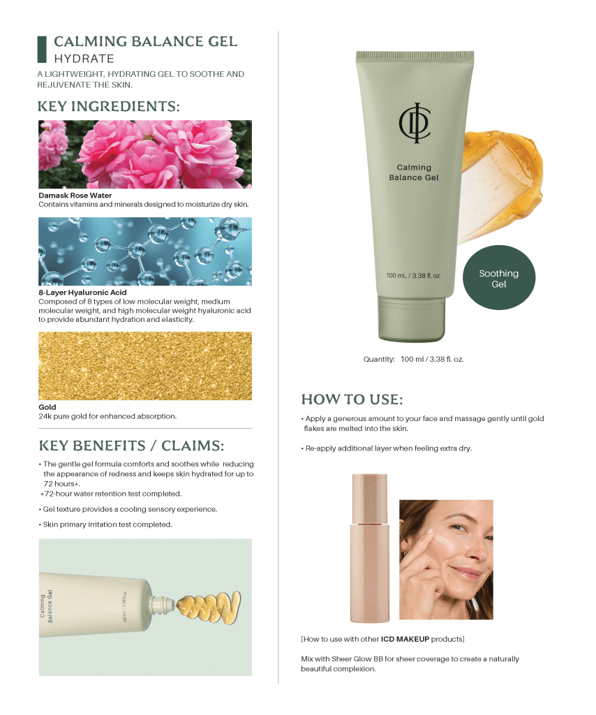 Incellderm ICD Calming Balance Gel - INCELLDERM US