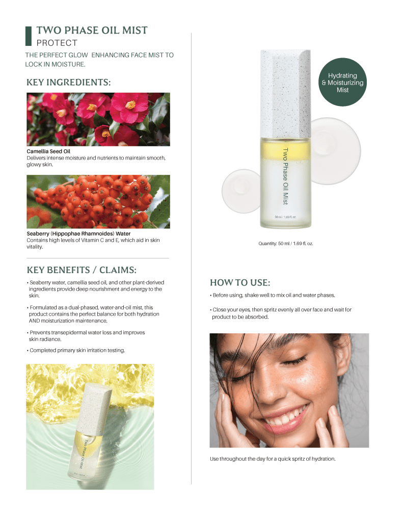 Incellderm ICD Two - Phase Oil Mist - INCELLDERM US