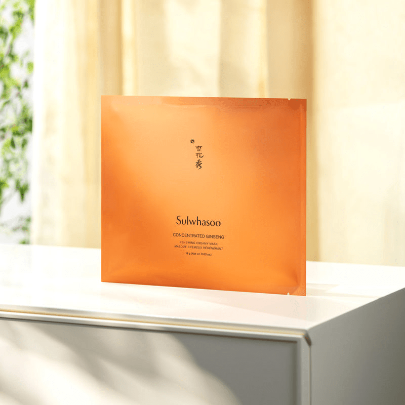 Sulwhasoo Concentrated Ginseng Renewing Creamy Mask (Single Mask) - RIMAN KBeauty - Korean Skincare Routine for Glass Skin
