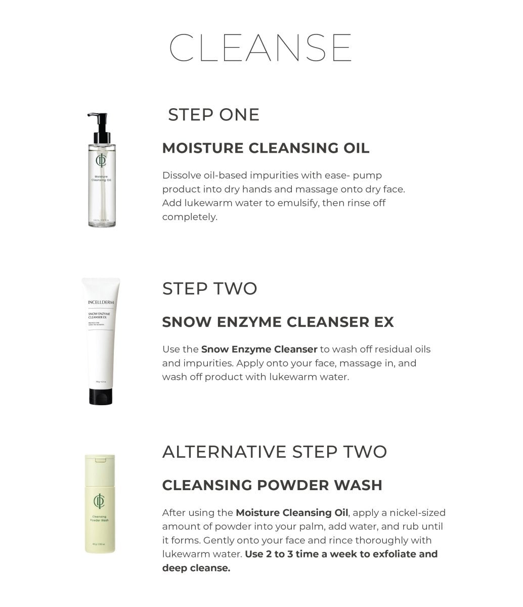 Advanced Incellderm Ritual Kit - RIMAN KBeauty - Korean Skincare Routine for Glass Skin