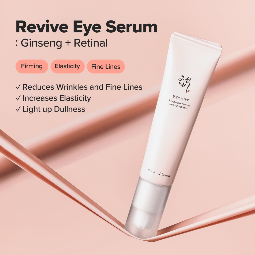 Beauty of Joseon Revive Eye Serum : Ginseng + Retinal - RIMAN KBeauty - Korean Skincare Routine for Glass Skin