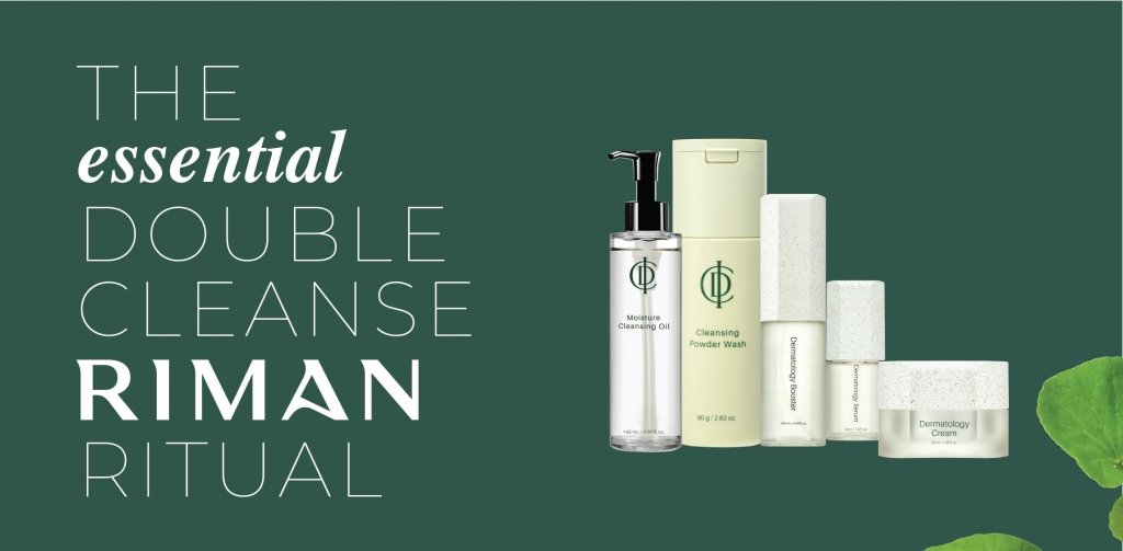 Essential Double Cleanse RIMAN Ritual - Cleansing Powder Wash - RIMAN KBeauty - Korean Skincare Routine for Glass Skin