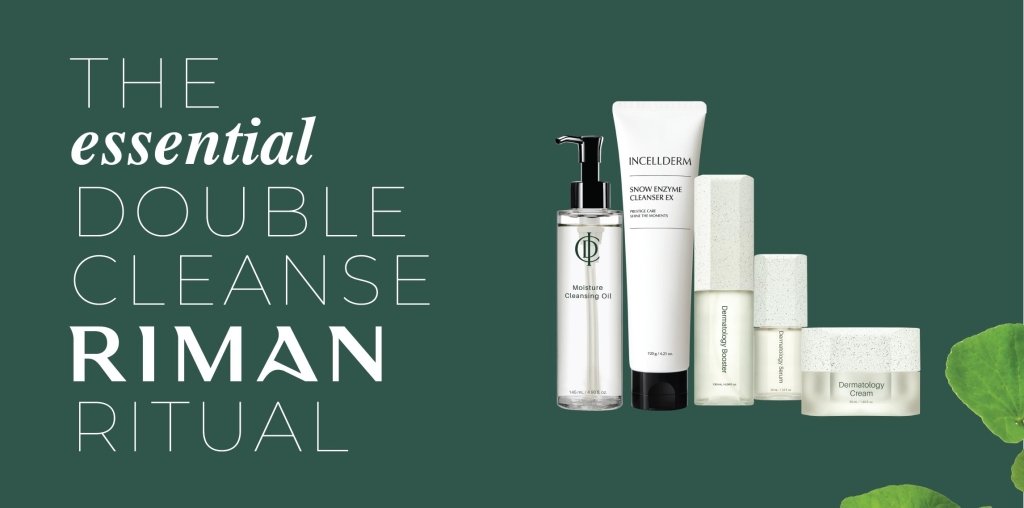 Essential Double Cleanse RIMAN Ritual - Snow Enzyme - RIMAN KBeauty - Korean Skincare Routine for Glass Skin