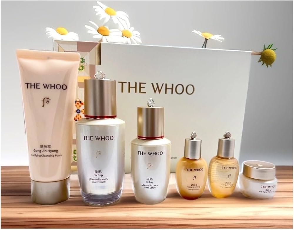 History of Whoo Bichup Ultimate Recovery Youth Serum. 6 Piece Special Set -  - Korean Skincare Routine for Glass Skin
