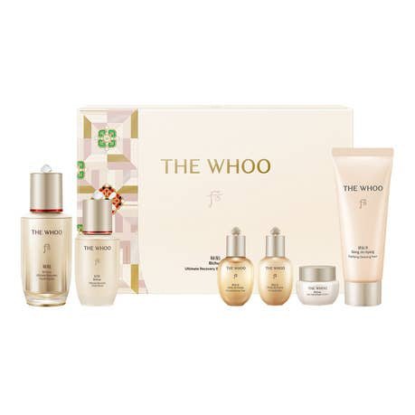 History of Whoo Bichup Ultimate Recovery Youth Serum. 6 Piece Special Set - - Korean Skincare Routine for Glass Skin