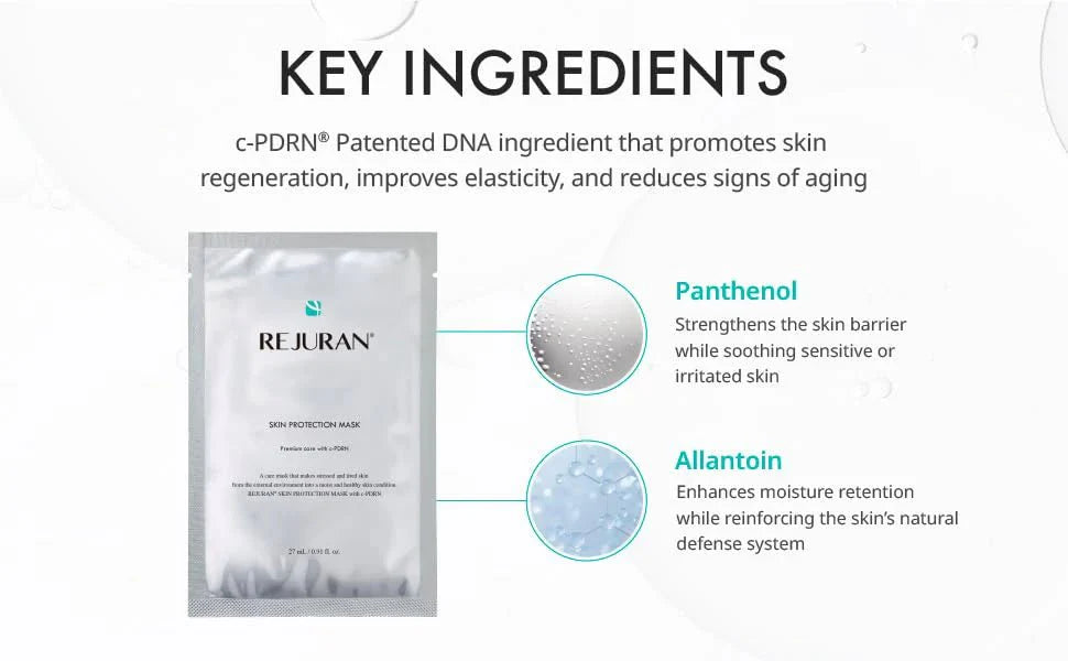 REJURAN® Skin Protection Mask, c - PDRN® - RIMAN KBeauty - Korean Skincare Routine for Glass Skin